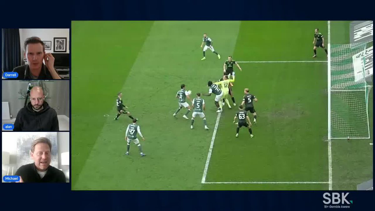 "My gut is that it hits just above his hip... I just think you've got to stick with the on-field decision" 🗣️ Michael Stewart, Darrell Currie and Alan Hutton weigh in on Joe Newell's controversial goal against Celtic Presented by SBK | 18+ | Please Gamble Responsibly