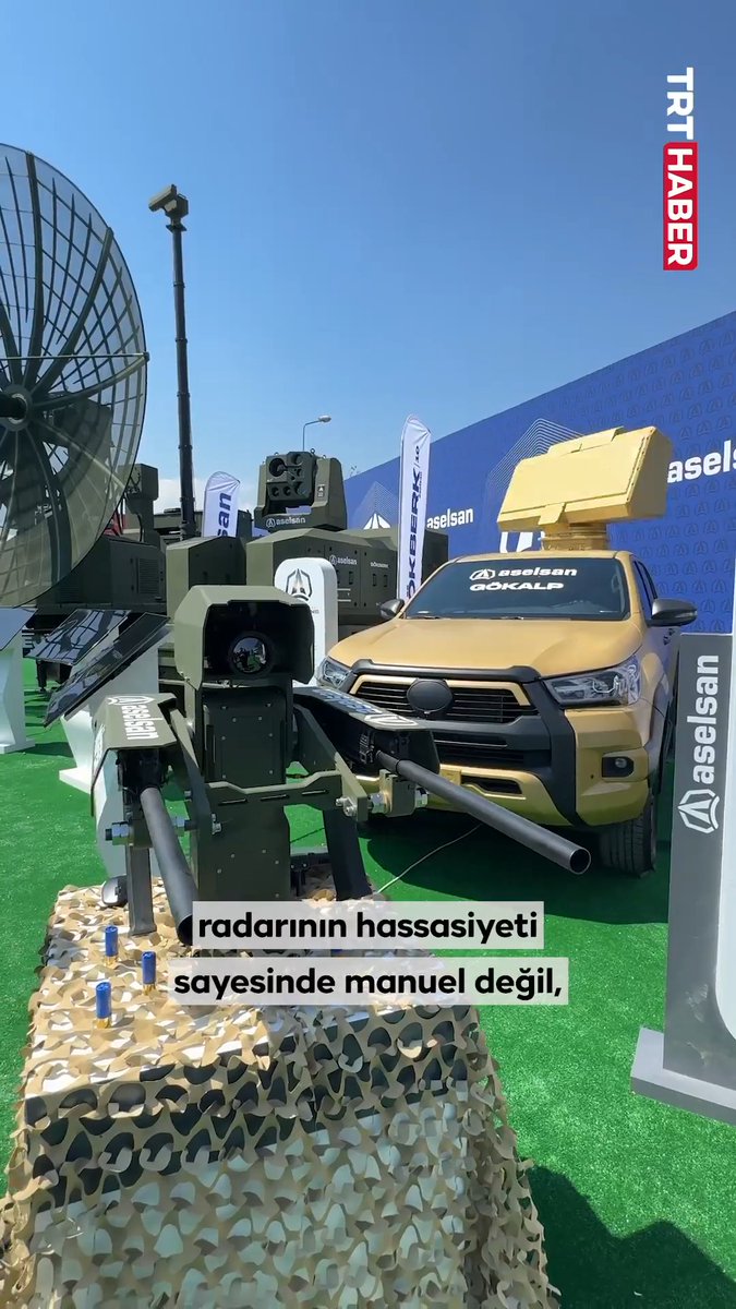 🇹🇷🚀Çelik Kubbe’ye yeni katman geliyor. ASELSAN Genel Müdürü Ahmet Akyol, kamikaze İHA'lara karşı geliştirilen GÖKALP Otonom Kinetik Dron İmha Sistemi'ni #SAHA2026'da tanıttı. 📌Üstün radar tespiti ile otonom koruma sağlayan sistem, SKYDAGGER dronlarını da fırlatabiliyor.
