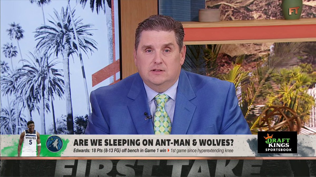 "I think one of the most important things is how much can Ant give? ... He was exhausted at the end of [Game 1]. He made some fatigue mistakes." —Brian Windhorst on Anthony Edwards and Minnesota ahead of Game 2 vs. the Spurs 👀