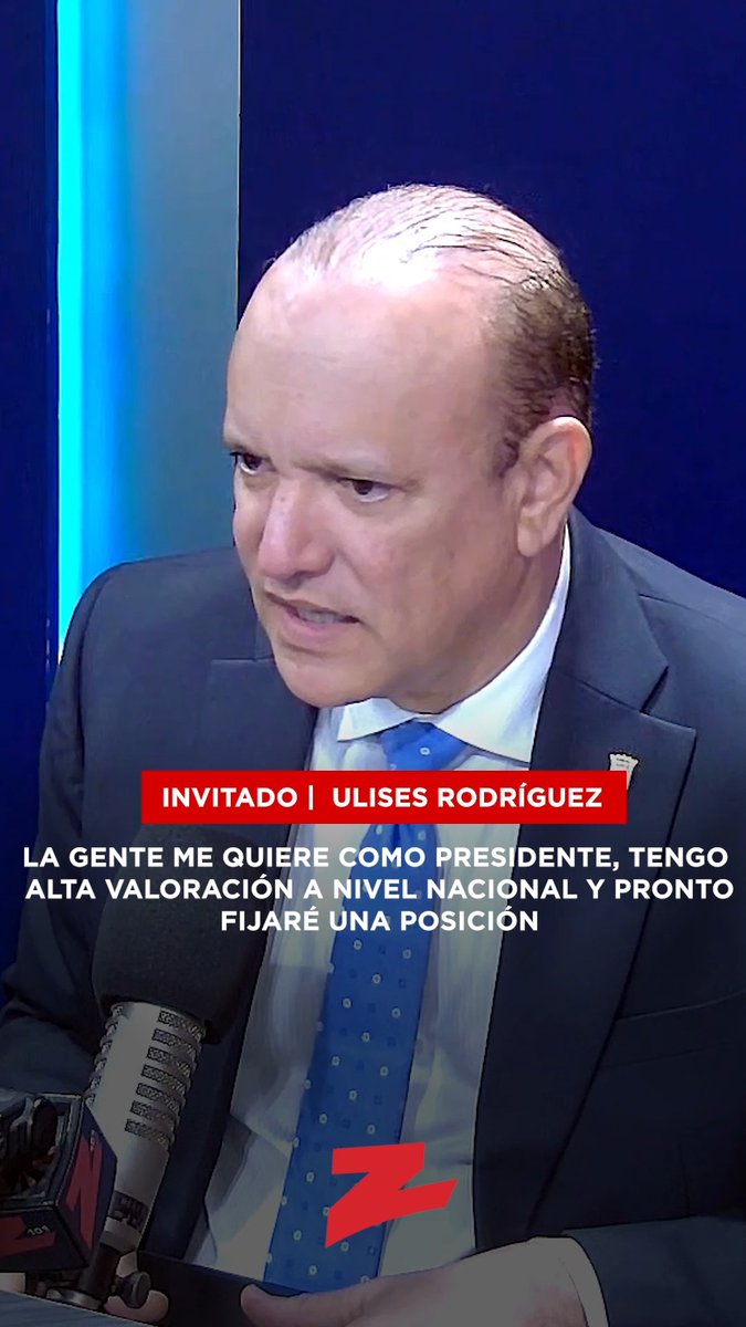 📽️[#ZEntrevistas] Ulises Rodríguez: “La gente me quiere como presidente, tengo alta valoración a nivel nacional y pronto fijaré una posición” Conoce todos los detalles en: #Z101 #ZDigital #ZTV #ElGobiernoDeLaMañana #UlisesRodríguez #Gente #Presidente #AltaValoración #NivelNacional #Fijaré #Posición
