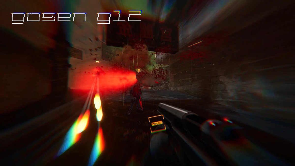 Sprawl Zero has over 40 weapons. Each Wednesday we are going to showcase one! Starting with the Gosen G12. An 8 round, pump-action shotgun that will supercombine into an explosive round if all pellets from a fired shell manage to connect.