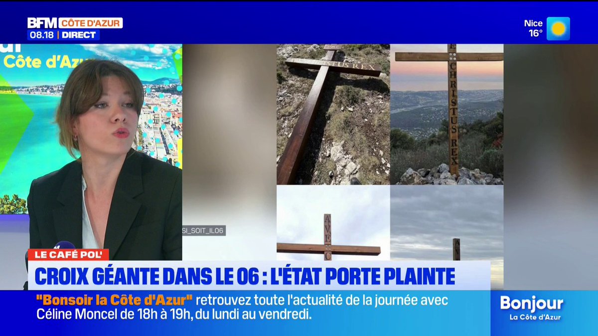 🚨✝️ 𝗔𝗟𝗘𝗥𝗧𝗘 𝗜𝗡𝗙𝗢 — L’État a PORTÉ PLAINTE contre le collectif « Ainsi soit-il 06 », qui a installé des croix dans les hauteurs de plusieurs communes des Alpes-Maritimes, pour occupation illégale de terrain public.