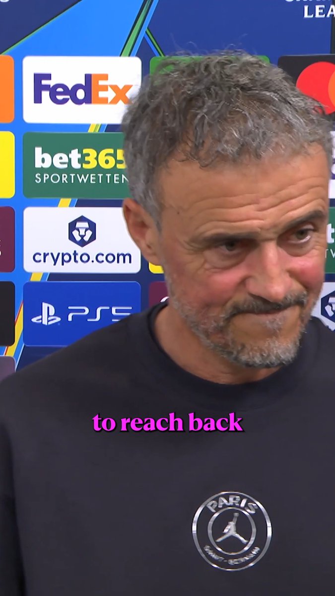 "I'm a very lucky guy, because I achieve a lot of things in football" Luis Enrique speaks on the prospect of reaching back-to-back Champions League finals with PSG ๐