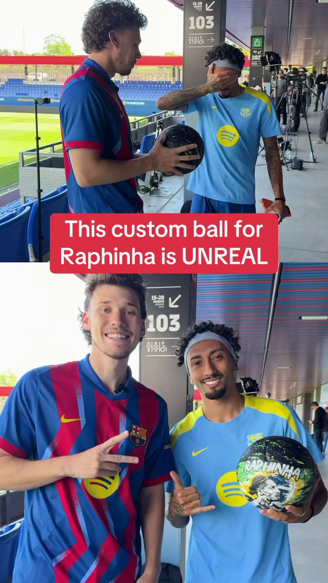 .💯 Jesser cooked up a special football for Raphinha 🇧🇷🔥