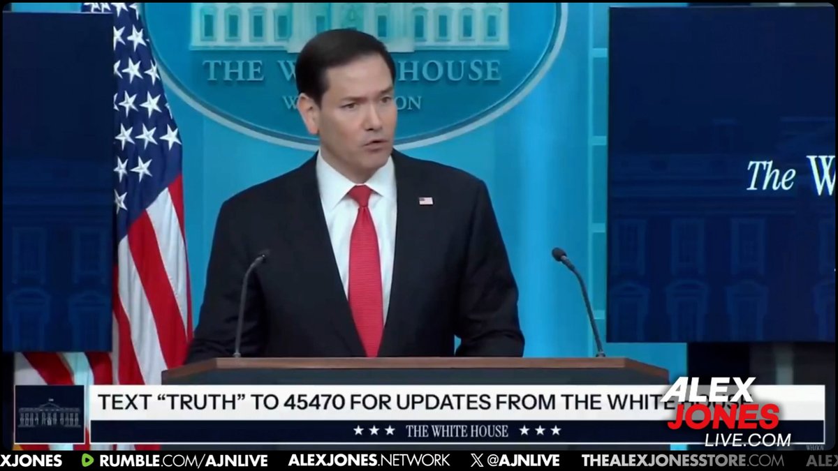 VIDEO: Marco Rubio Says The Goal Of The Iran War Is Now To Restore It Back To How It Was BEFORE Trump Started The War! 🔴WATCH ALEX JONES LIVE HERE: