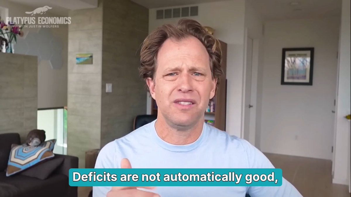 Deficits aren’t inherently good or bad. They’re a tool. The real question is: what problem are they solving? Econ is annoyingly context-dependent like that.