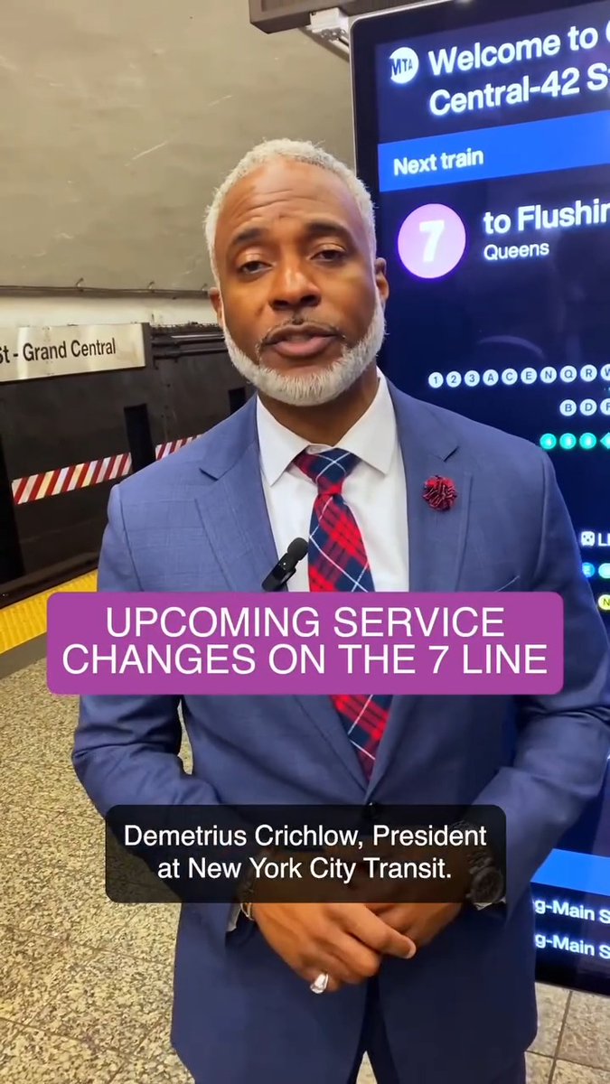7 train riders, this one's for you! During two weekends in May, 7 trains aren't running between 74 St-Broadway in Queens and 34 St-Hudson Yards in Manhattan in either direction: • From 11:30 p.m. Friday, May 8 to 3:30 a.m. Monday, May 11 • From 11:30 p.m. Friday, May 22 to 10:30 a.m., Monday, May 25 During these weekends, there will be shuttle buses running in Queens and Manhattan, and you can take the E, F, or R trains between boroughs. For more information and travel alternatives, visit and the MTA app.