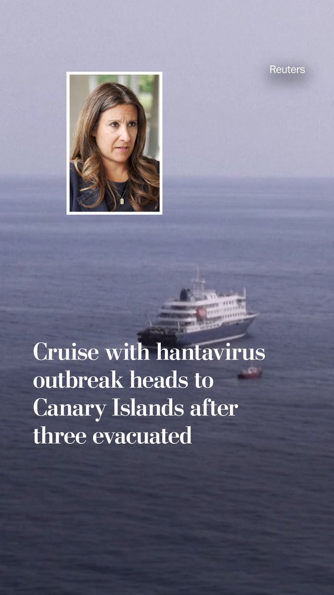 Three people were evacuated on May 6 from the cruise ship facing a hantavirus outbreak. The ship, which has been sitting off the coast of Cape Verde but not allowed to dock, is now set to head for Spain’s Canary Islands. Read more: