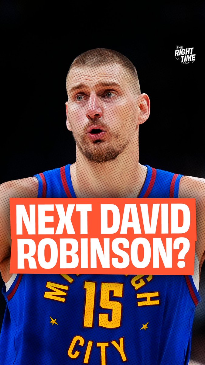 Why Jokic is this era’s David Robinson 💯 “You drop David Robinson off right now, he’s KILLING the NBA.”