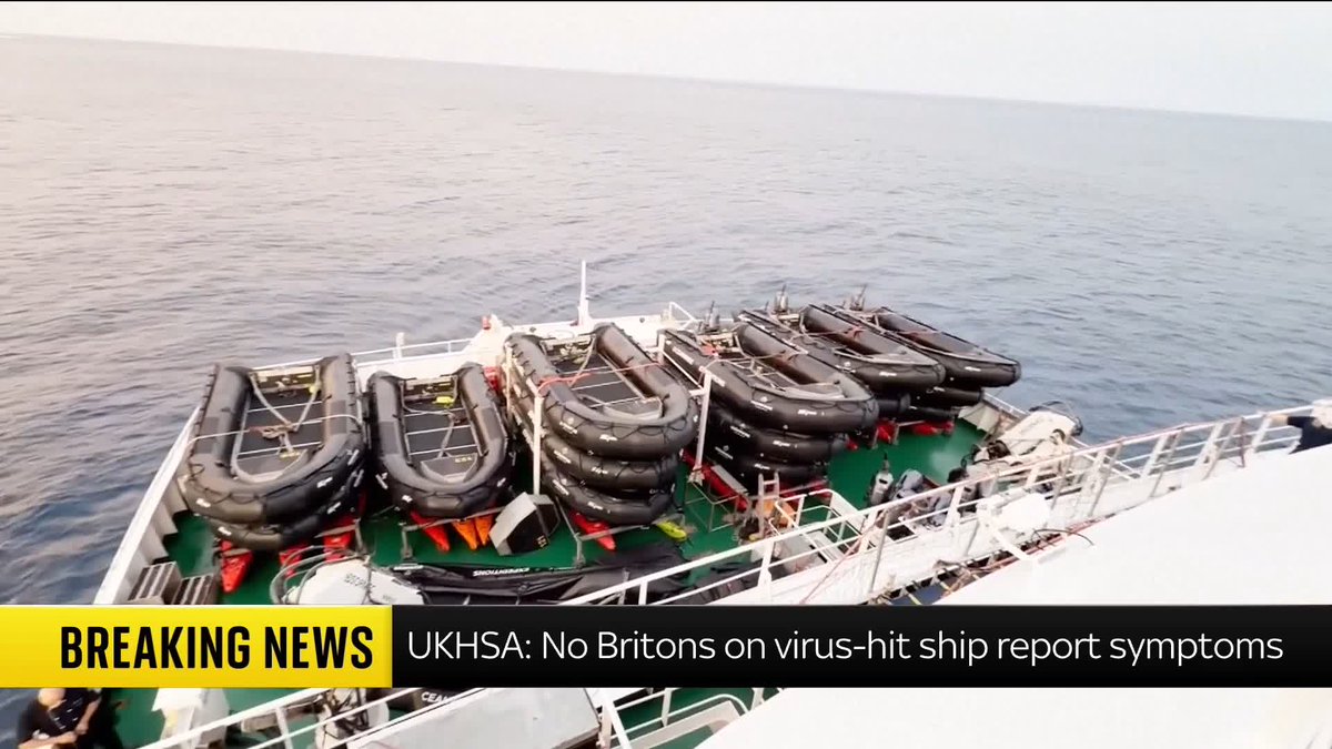 BREAKING: Two people who had been on board the MV Hondius have returned to Britain, the UKHSA has said. They are self-isolating and were not showing symptoms. Hantavirus updates: