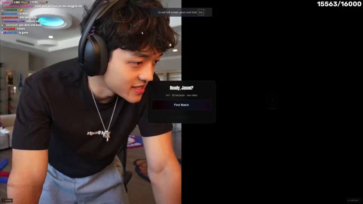 Jasontheween and a girl started cooking each other on Shadowbox 👀😭 “Why are your eyes so far apart. You kinda look like a flat fish” “F*cking eww what are you crazy where’s your top lip at”