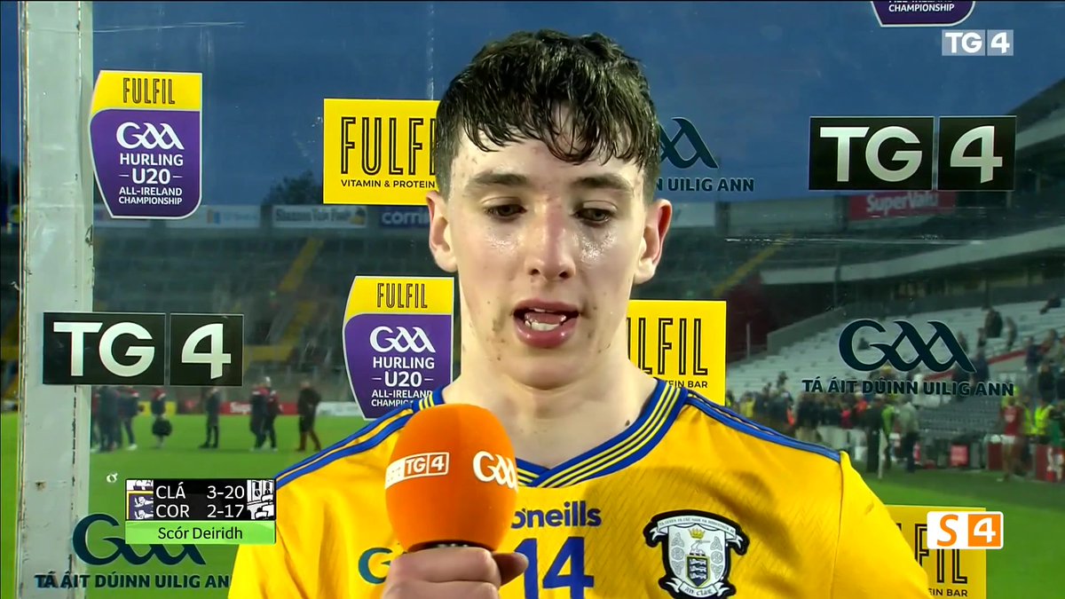 Scór Lán-Ama Clare Gaa 3-20 (29) Cork GAA 2-17 (23) ‘We Know we can beat Tipp” Comhghairdeas le Thomas O Connor , Laoch na hImeartha inniu👏 GAA BEO #GAABeo