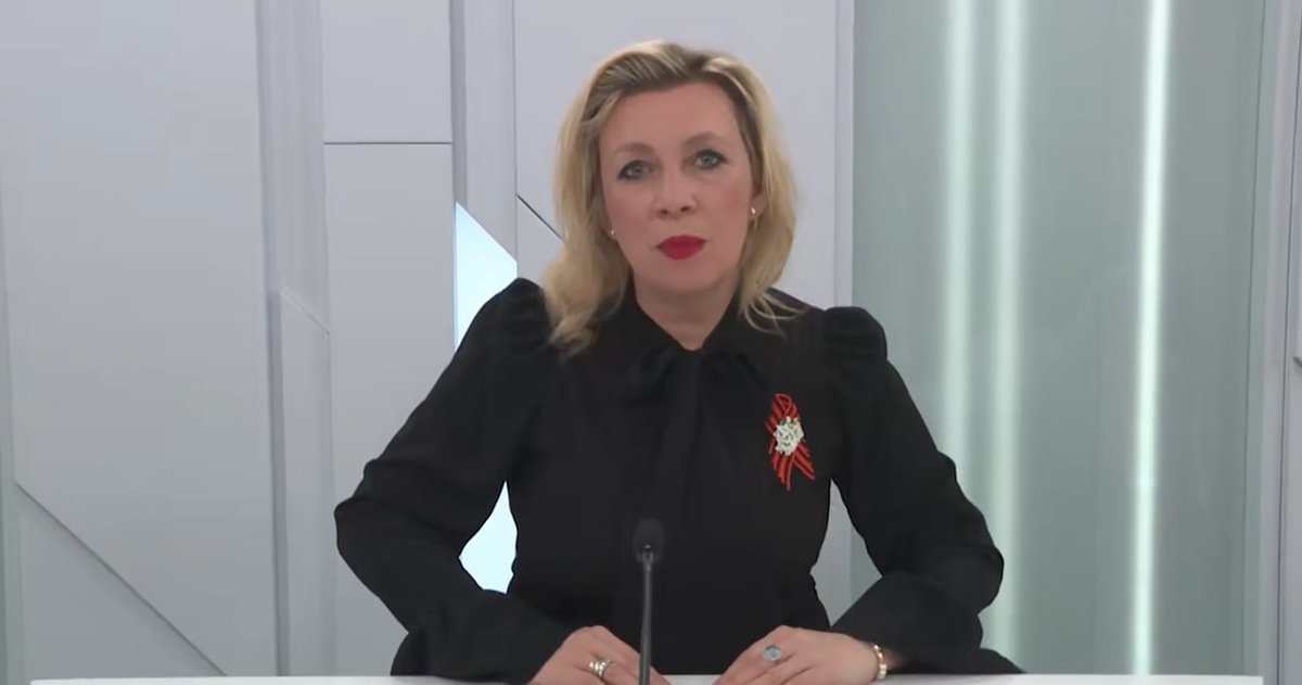 ⚡️ Russian MFA Spox Maria #Zakharova: A Note Verbale has been sent to all diplomatic missions accredited to MFA Russia 🇷🇺 warning on timely personnel evacuation from Kiev. Read in full: We are acting from a position of an inevitable response to aggression