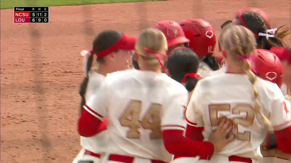 LOUISVILLE WALKS OFF NC STATE TO ADVANCE IN THE ACC TOURNEY ‼️ Louisville Softball