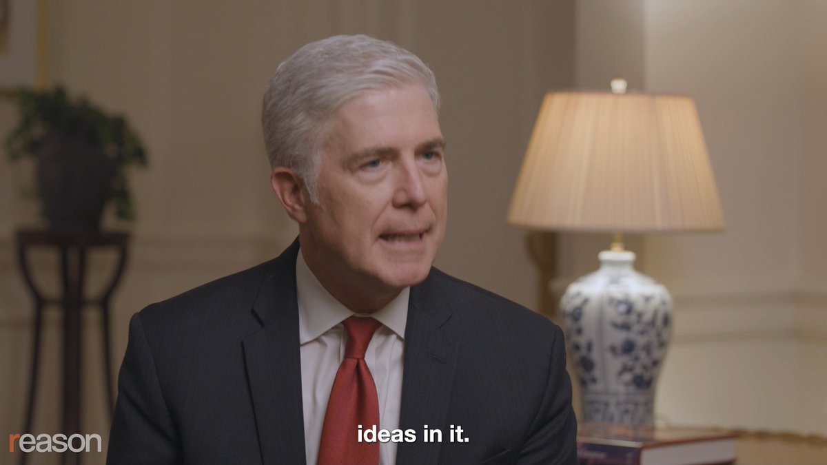 "Our nation is not founded on a religion. It's not based on a common culture, even, or heritage. ... We're a creedal nation," Justice Neil Gorsuch tells Nick Gillespie on The Reason Interview podcast.