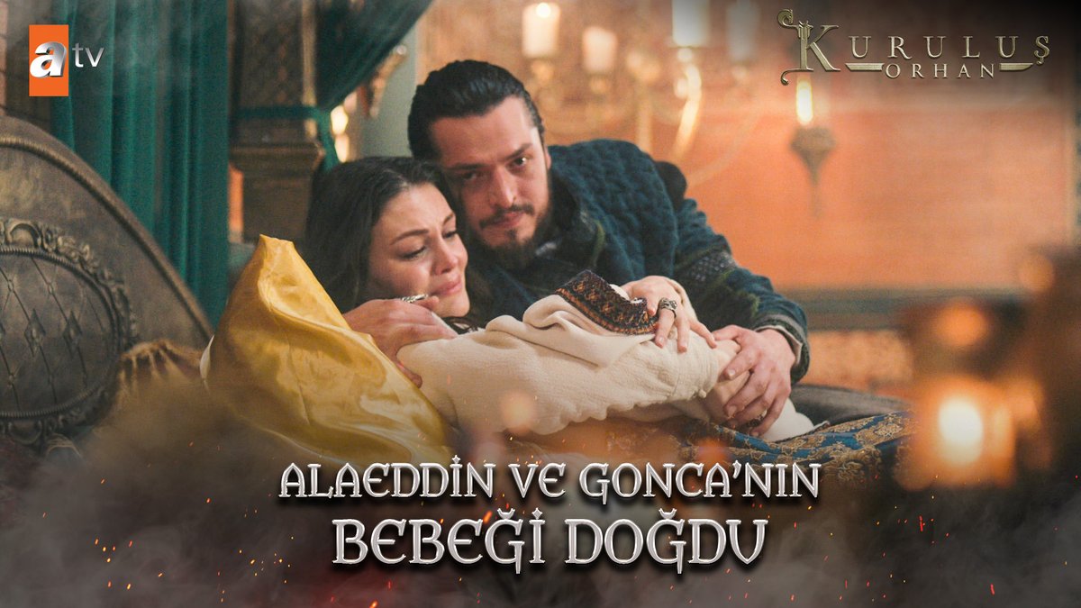 Alaeddin ve Gonca'nın bebeği oldu! "Yavrum..." #KuruluşOrhan atv
