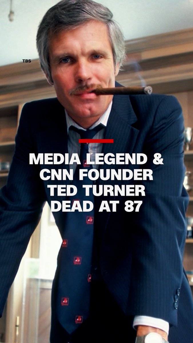 Ted Turner, the billionaire media mogul who revolutionized TV news when he founded CNN in 1980, has died. He was 87. Read more on Turner's life: