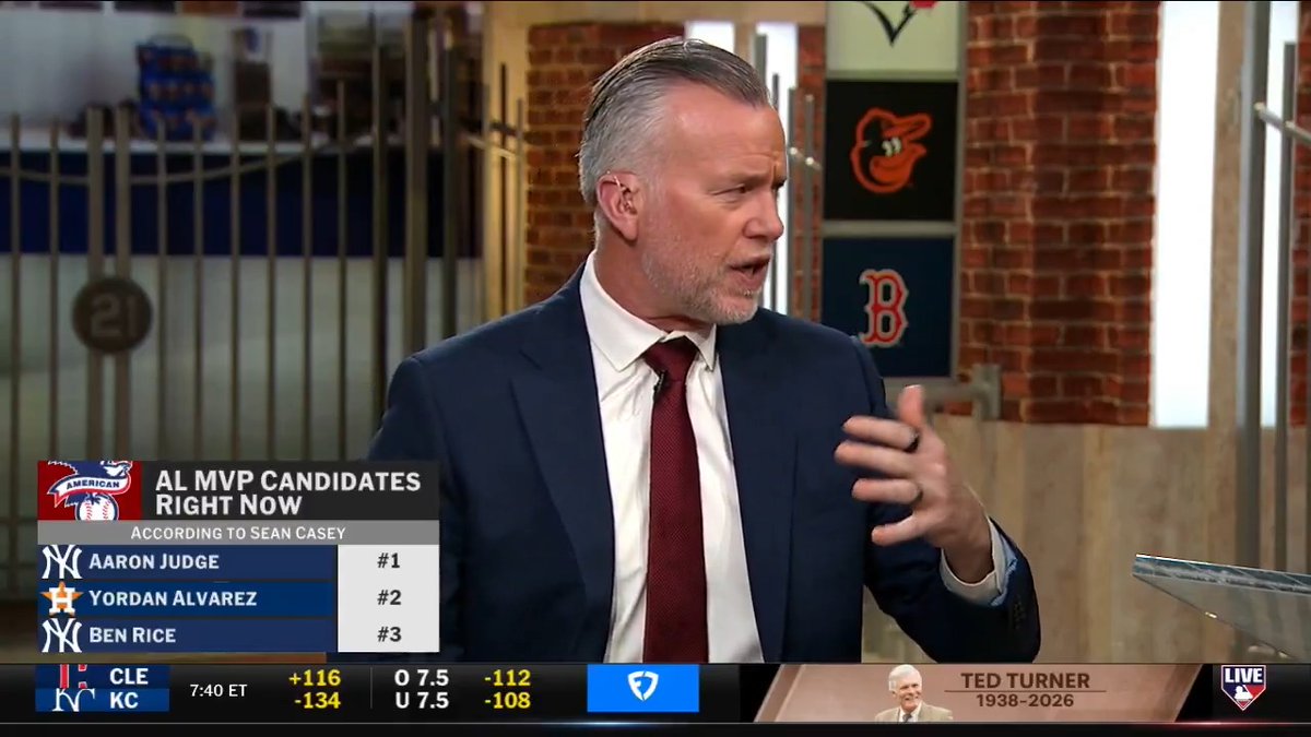 .Jon Heyman and Sean Casey share their AL MVP candidates right now: Heyman: Aaron Judge, Ben Rice, Kevin McGonigle Casey: Judge, Yordan Alvarez, Rice