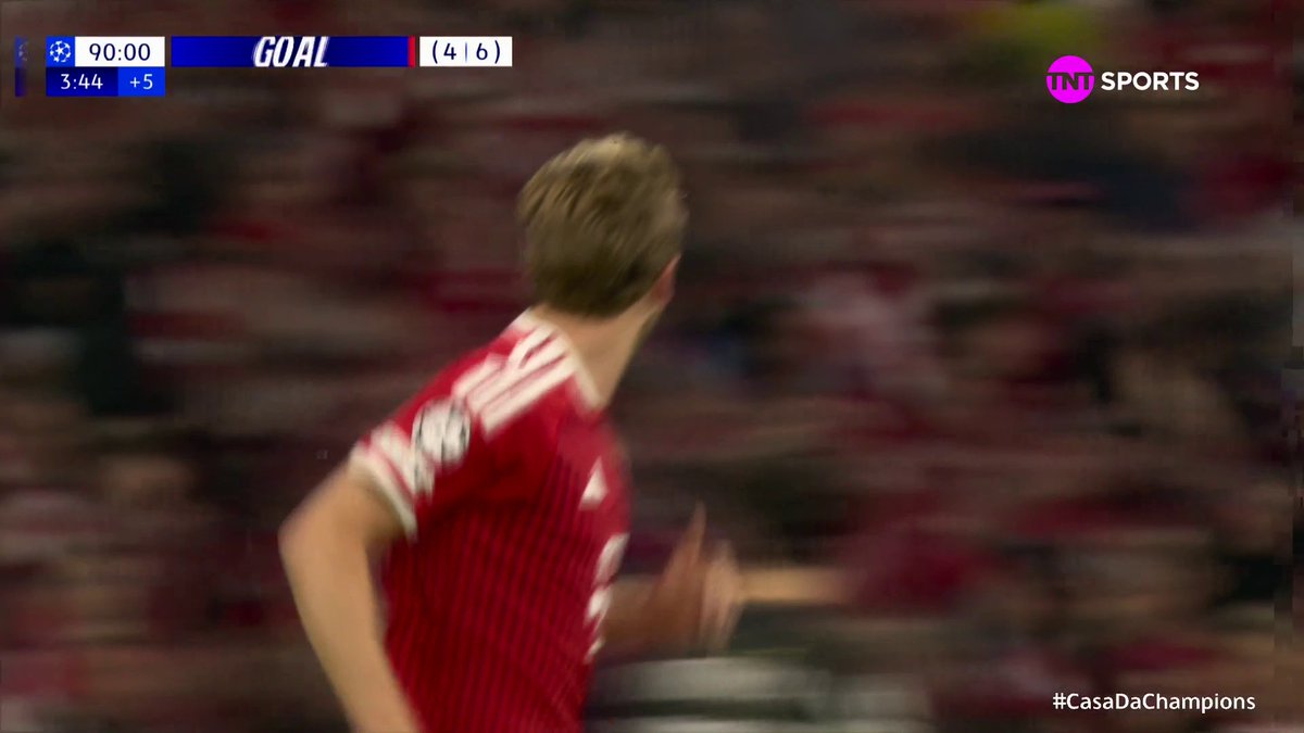 GOOOOOOOOL! 🚨🏴󠁧󠁢󠁥󠁮󠁧󠁿 HARRY KANE MARCA NO FINAL, EMPATA O JOGO E TEM A ESPERANÇA DE UM MILAGRE NA ALLIANZ ARENA! ⚠️ QUEM VAI PRA FINAL? Bayern x PSG é EXCLUSIVO na TNT™ Brasil e na @streammaxbr ( #CasaDaChampions #HBOMax #TR