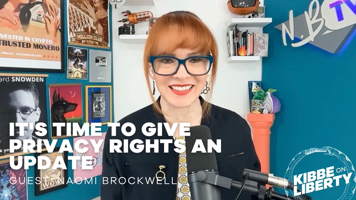 The fact that communications are now digital should not mean that we lose the rights that the founders intended to give us. Naomi Brockwell priv/acc Ludlow Institute Matt Kibbe TheBlaze BlazeTV