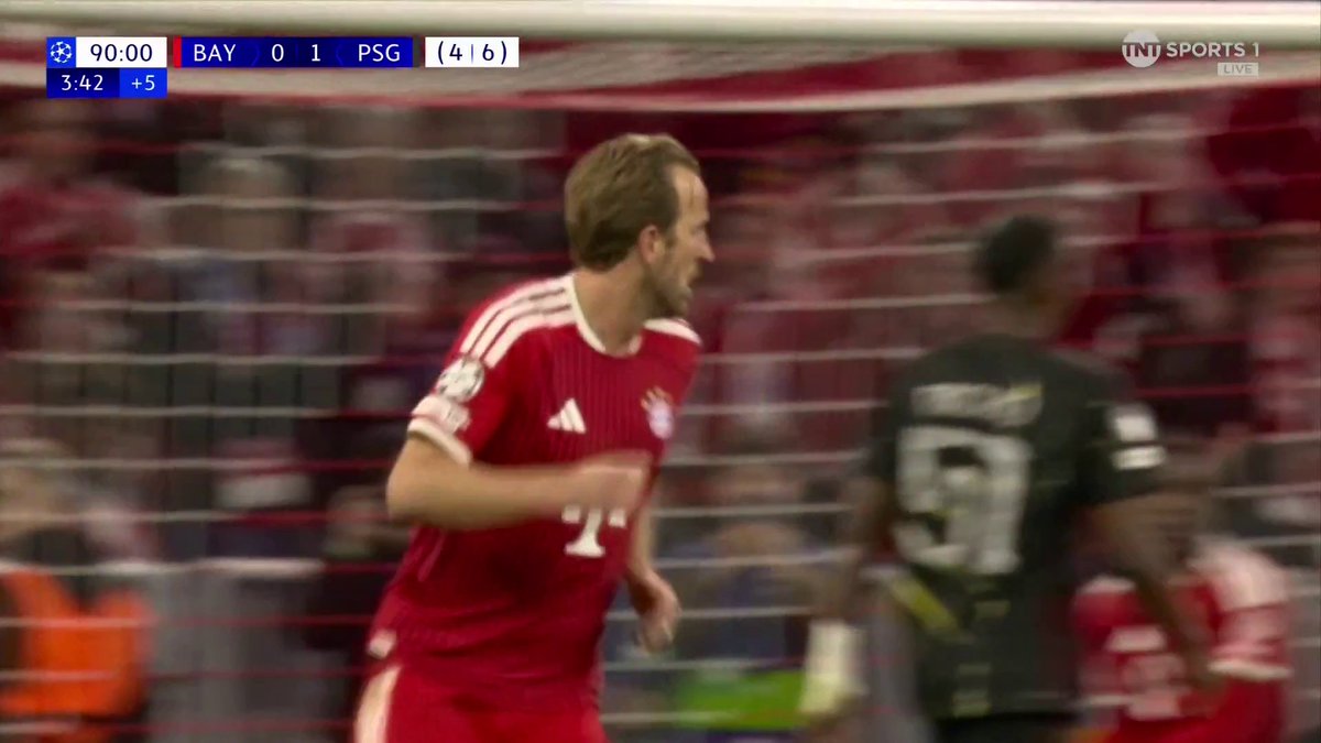 Late drama in Munich! Harry Kane pulls one back late for Bayern Munich 👀 TNT Sports & HBO Max