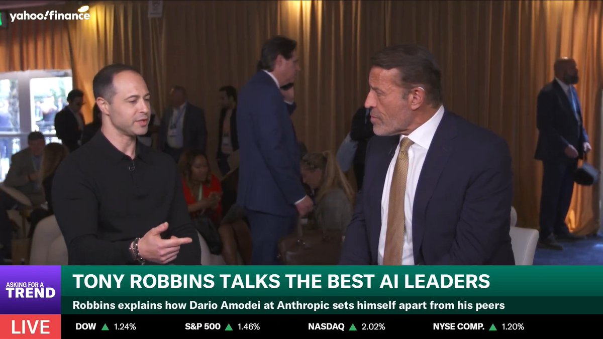 AI, “it's not all gloom and doom,” Tony Robbins tells Yahoo Finance. “We’re going to see more change in the next three to 10 years than has happened in human lifespan, anytime in human history,” he adds.