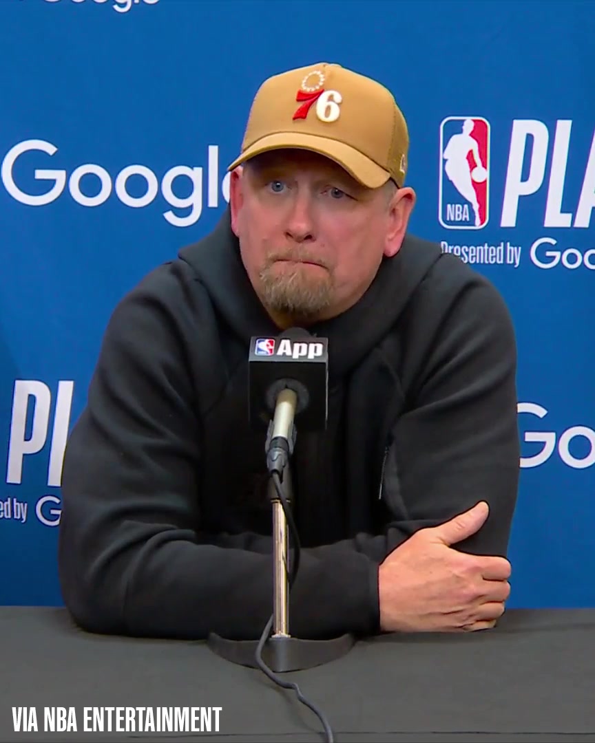 Nick Nurse on the support he's gotten after the passing of his brother "It means a lot to my family. I appreciate Coach [Mike] Brown and what he said yesterday at his press conference. I'm here coaching, my brother would expect me to be"