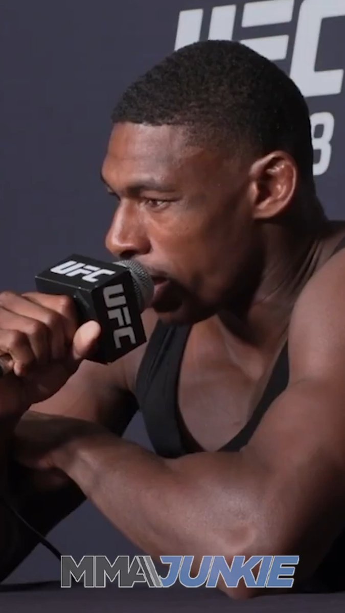 "We gonna find out May 9th": Joaquin Buckley was a one-note machine at #UFC328 media day – literally.