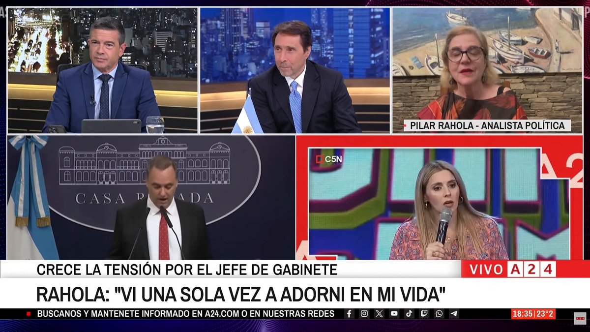 Che Marcela Pagano preparate por que 🟦 Pilar Rahola te va iniciar acciones legales por difamación, se te viene la noche Marce, se te acaba la de andar inventando fake news para salir de paseo por los canales de TV. A la justicia nomás.