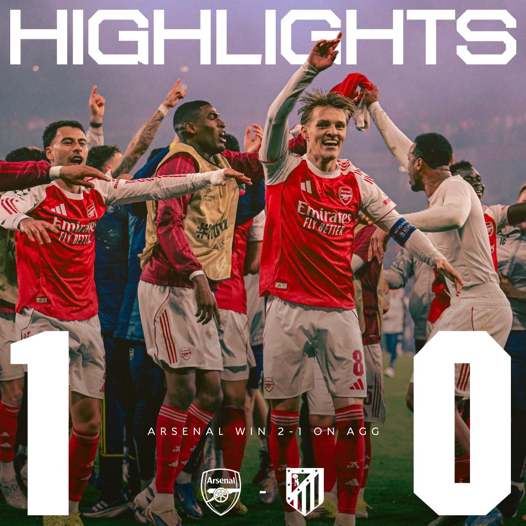 Standing shoulder to shoulder. Check out the highlights from last night’s memorable win over Atletico Madrid 👇