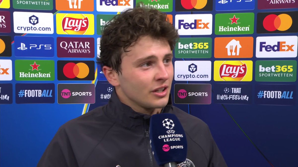 “We deserve it!” João Neves says PSG “suffered” against Bayern Munich but earned their place in the Champions League final 💪 TNT Sports &amp; HBO Max | Jules Breach