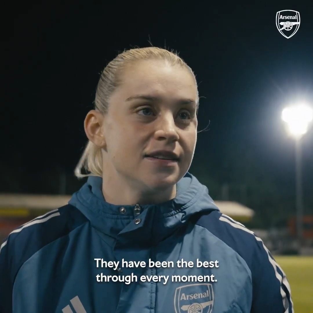 💬 “We’ll do everything that we can to make them proud.” Alessia reflects on our incredible supporters and striving for a strong finish to the season 👇