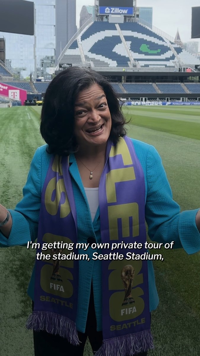 I just toured Lumen Field to see the preparations for the World Cup! Seattle is SO excited to welcome people across the globe to our beautiful city for this tournament.