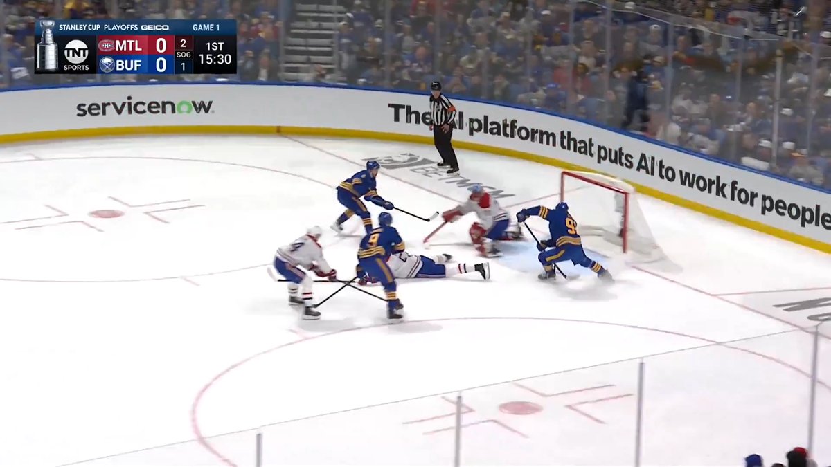 JOSH DOAN! The Buffalo Sabres are on the board first in Game 1! 📺: NHLonTNT, Sportsnet, &amp; TVA Sports