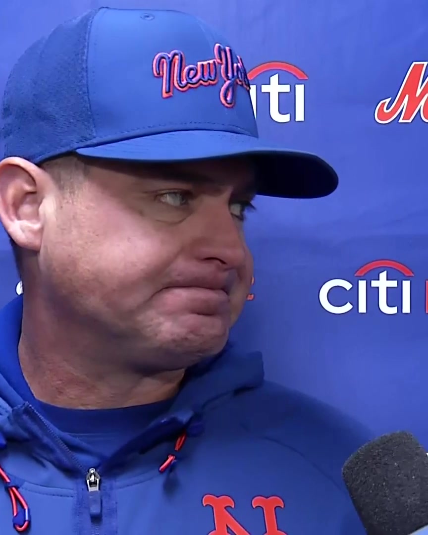 Carlos Mendoza gives updates on the latest with Jorge Polanco and when asked if he's nearing to go on a rehab assignment, Mendoza said "I don't think so"