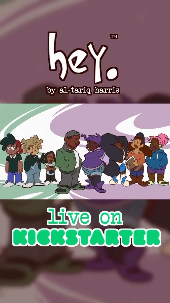 Bob's Burgers meets HBO's Insecure in ToonrificTariq 🎬's new adult-animated sitcom, "hey." hey. 💜 🔗 Now funding on Kickstarter