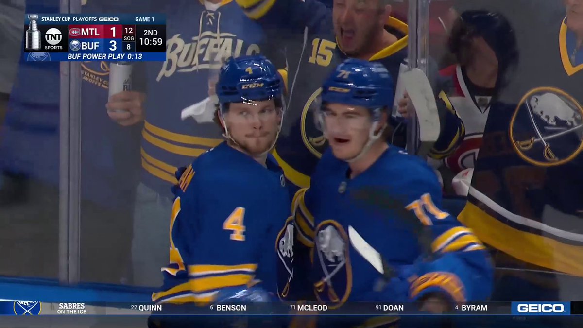 BUFFALO MAKES IT 4-1โผ๏ธ #StanleyCup ๐บ๐ธ: NHLonTNT ๐จ๐ฆ: Sportsnet & TVA Sports