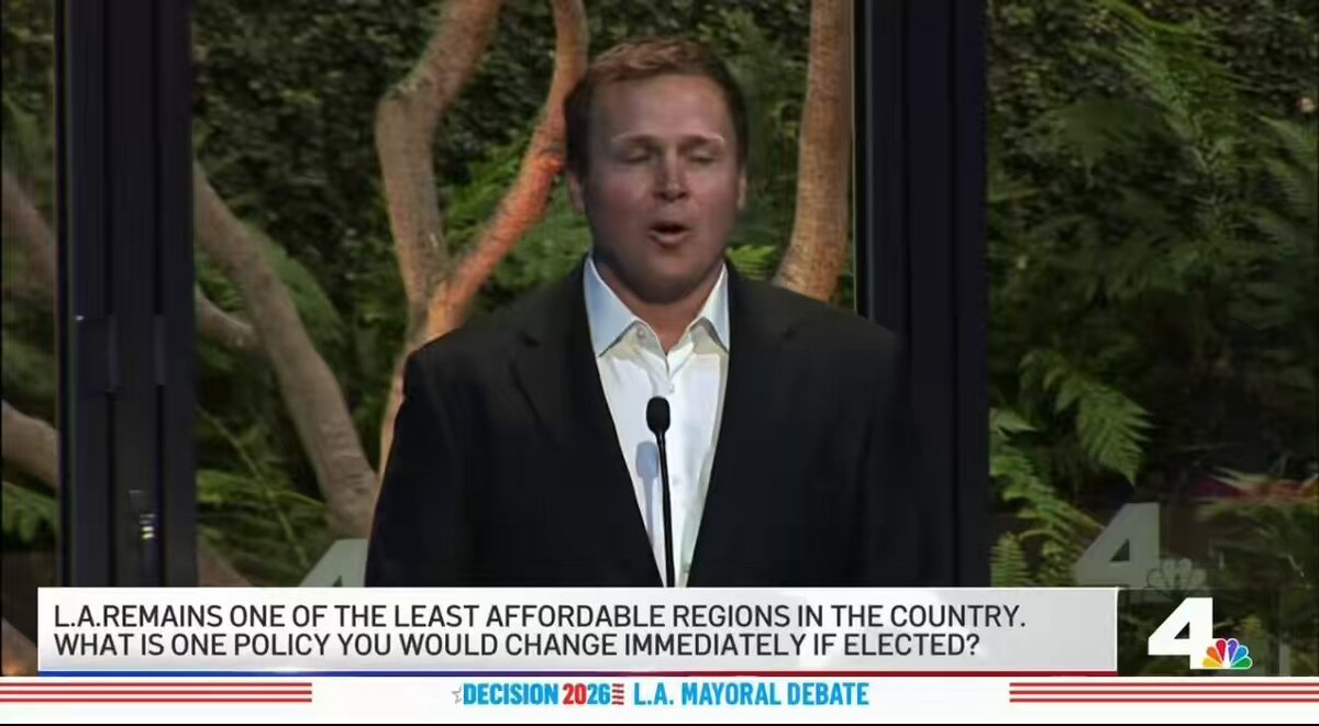 🚨 WATCH: Spencer Pratt is absolutely taking Karen Bass and Nithya Raman to the cleaners on every single answer. These people have destroyed LA. No more enabling drug addicts and squatters!