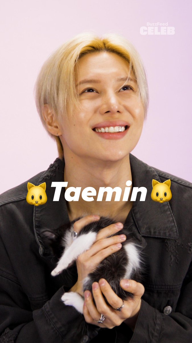 No matter what I do (meow) all I think about is you (meow) 🐱 Tune in for TAEMIN: The Kitten interview going live May 7th, 2026 at 3pm PT on BuzzFeed Celeb YouTube: