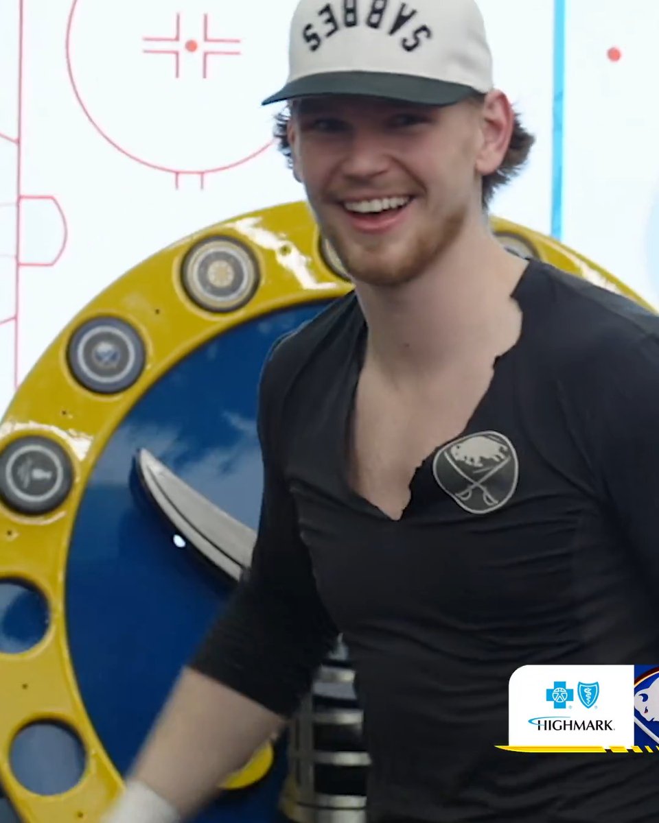 Bo has the honors! 🫡 #LetsGoBuffalo | Highmark Blue Cross Blue Shield of WNY
