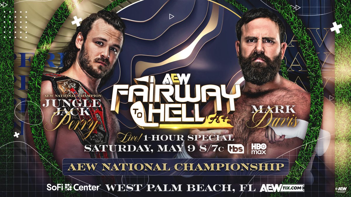 Jack Perry’s National Tour looks to steamroll through dunkzilla - マーク・デイビス this Saturday as Jack Perry puts the #AEW National Title on the line! Watch #AEWCollision LIVE on TBS + HBO Max