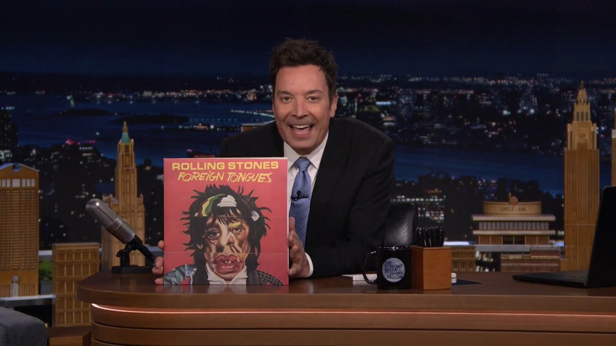 What a show we have for you tonight! Mick Jagger from The The Rolling Stones, Brendan Fraser, Kate Mara &amp; TR1 ⛈ are in Studio 6B! ⭐ #FallonTonight