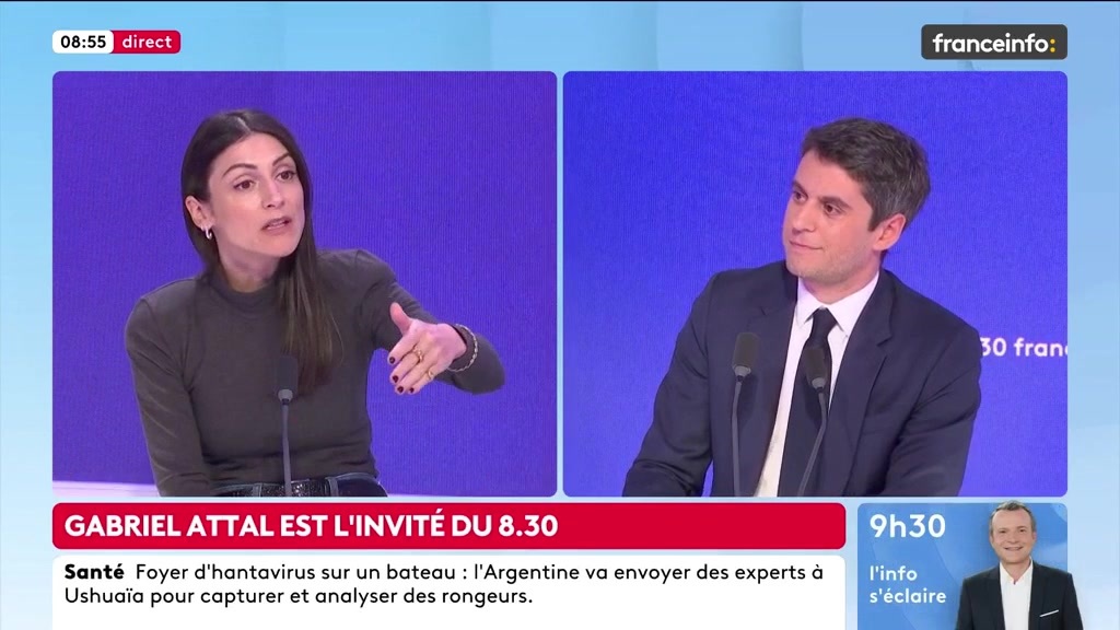 🔴 Pacte entre Gabriel Attal et Édouard Philippe : seul un se présentera au premier tour pour 2027 ? ➡️ "Ce qui rendra un rassemblement impérieux, c'est s'il y a effectivement un risque de second tour entre LFI et le RN", dit Gabriel Attal