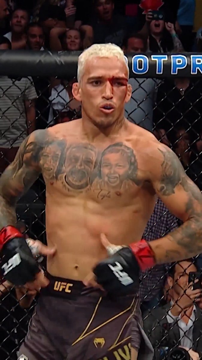THE CHAMP HAS A NAME 🗣️ 🦁 #OnThisDay in 2022: Charles 'DoBronxs' Oliveira tapped out Justin Gaethje in a one round firefight! 🔥
