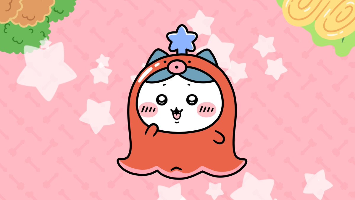 ╭━━━━━━━━━━━╮ 🍙お弁当衣装🍙 ハチワレ ╰━━━━━━━━━━━╯ ハチワレのお弁当衣装をご紹介✨ たこさんウインナーに変身! お星さまのピックがポイントです⭐ #ちいぽけ #ちいかわぽけっと #お弁当ちいぽけ