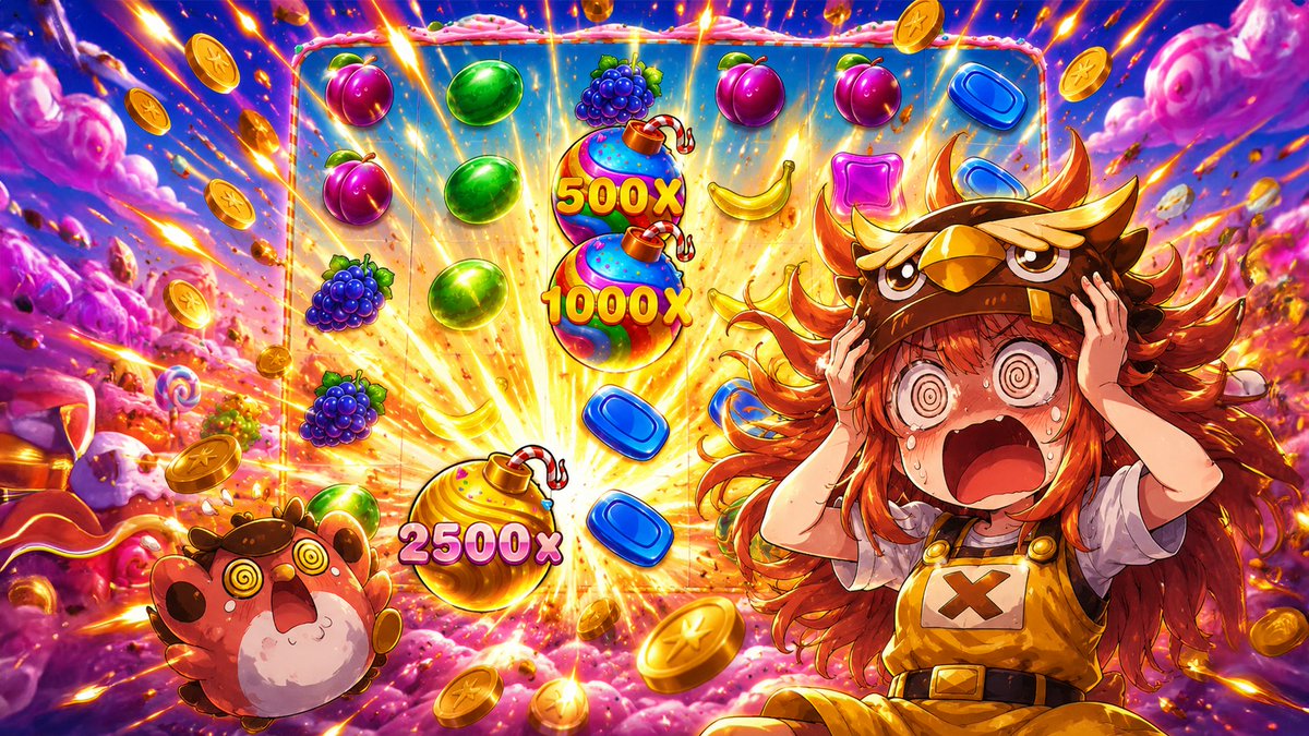 สวีทโบนันซ่าภาคใหม่ 2500!【ตัดมาจากไลฟ์】| Sweet Bonanza 2500