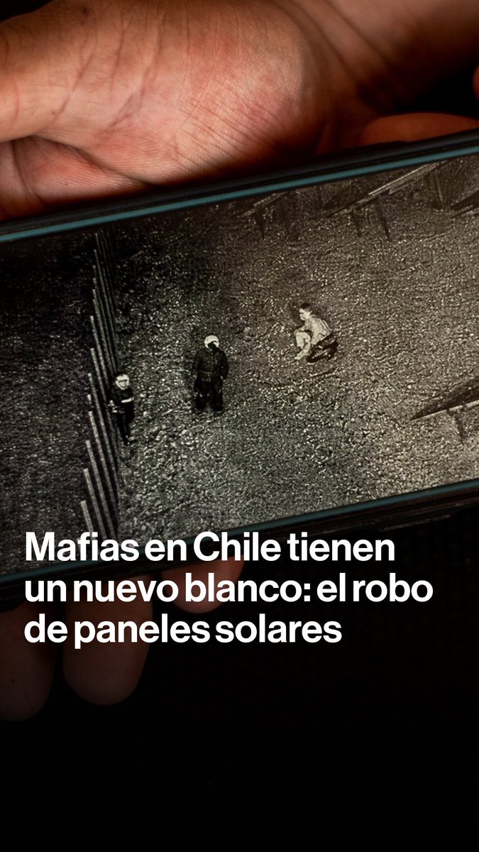 El boom solar en Chile enfrenta un nuevo desafío: robos organizados en plantas del desierto de Atacama. Bandas atacan de noche, desmantelan equipos y alimentan mercados ilegales dentro y fuera del país. Antonia Mufarech explica