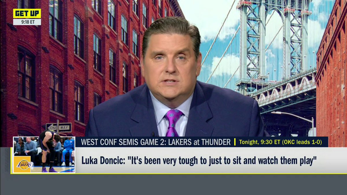 "You can push that aside. ... Luka Doncic is not coming to the rescue." —Brian Windhorst on Luka possibly returning this series 😳