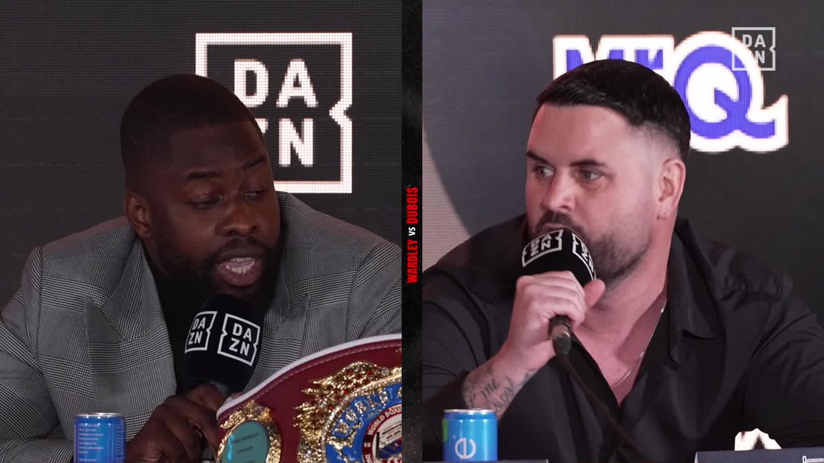 Sensational exchange between Michael Ofo & Sam Jones ๐ฅถ ๐๏ธ Buy WARDLEY vs DUBOIS HERE --> #WardleyDubois | May 9 | Live Exclusively on DAZN โช๏ธ