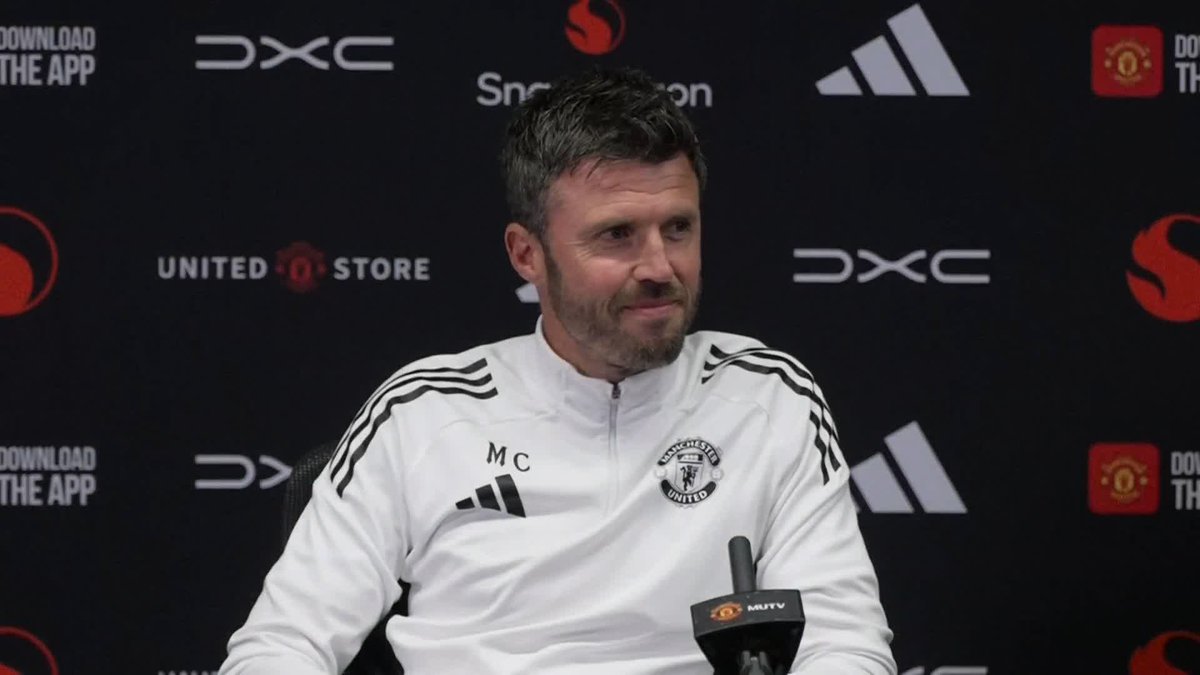 "Pride. Responsibility. Playing for this great club." Michael Carrick on how he keeps the Manchester United players mentally at it right now with the Champions League spot for next season secured 🧠